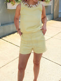 Butter Me Up Linen Shorts