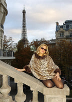 The Emma Faux Leopard Cape