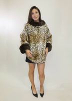 The Emma Faux Leopard Cape