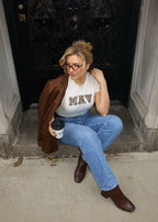 Leopard Faux Fur Initial Embroidery Patches