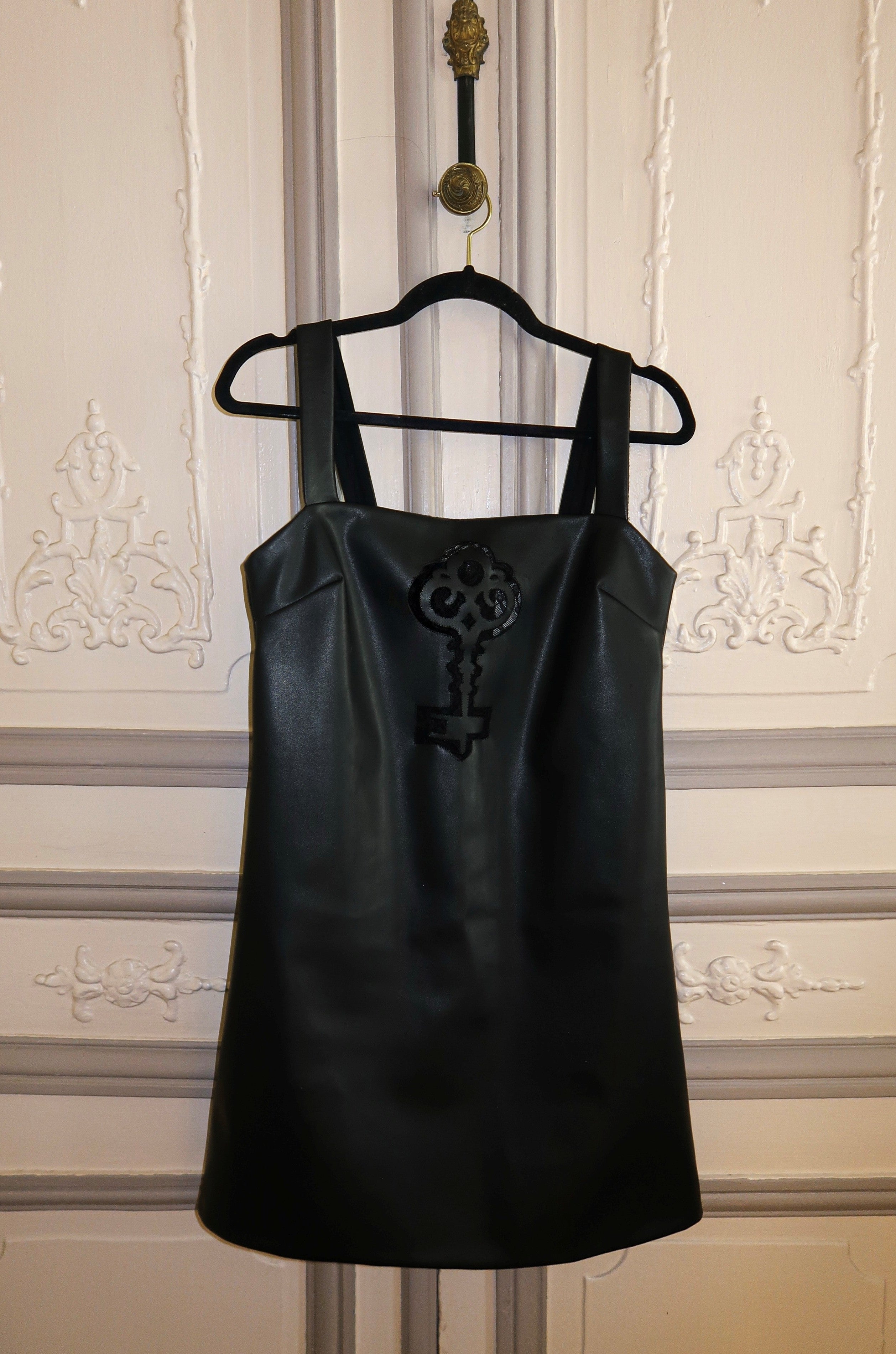 mini dress m Mini Dress with Bubble Hem and Spaghetti Straps L