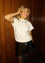 Mistletoe Metallic Embroidery Patches