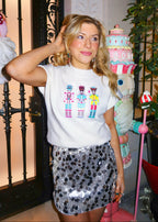 Nutcracker Sequin Beaded Embroidery Patches